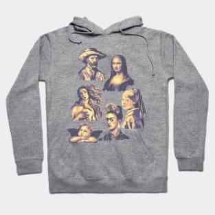 Famous Portraits Hoodie